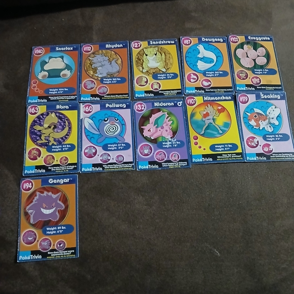 Lot of 11 Pokemon Trading cards  from the movie Mewtwo Strikes Back. - Picture 4 of 7